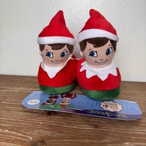 NWT Kids Unisex Elf On The Shelf Elf Slippers Size Small 7-8 Christmas